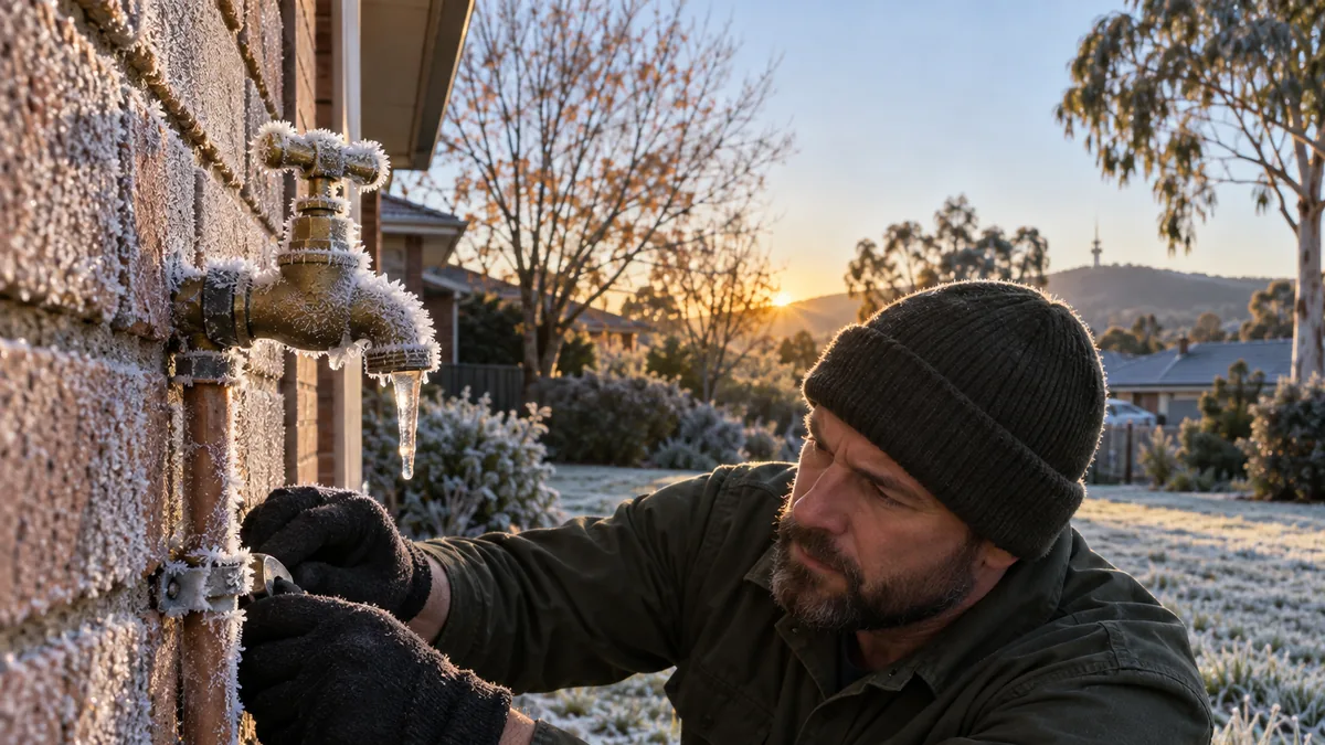 Frozen Pipes in Canberra: A Winter Guide to Prevention and Thawing